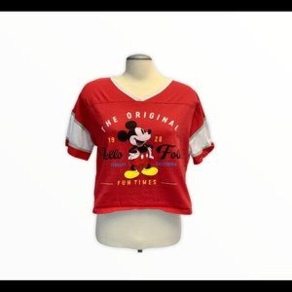 DISNEY Mickey Mouse original hello Folks T-shirt Sz M - Picture 4 of 11